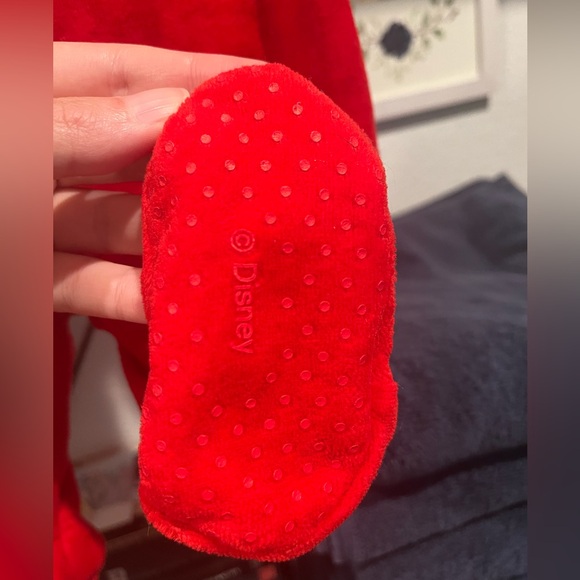 Disney Mickey My First Christmas Footie Pajamas Size 3-6 Months - Picture 3 of 3